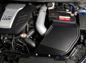 Kia Forte Performance Air Intake - K&N Engineering - Typhoon Short Ram - Silver - `14-`16